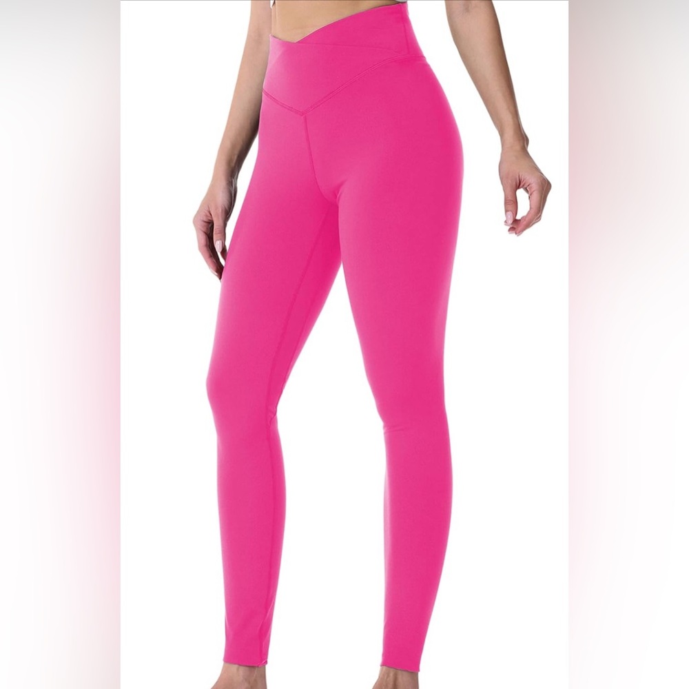 HOT PINK WORKOUT LEGGINGS